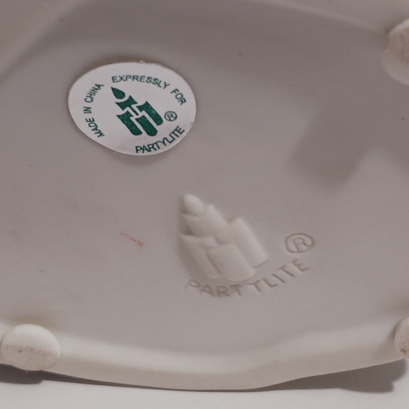 Partylite Snowbell Votive Candle Holder P7249 Festive Porcelain Snowman Birds - Picture 6 of 6